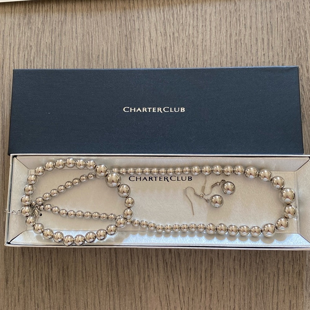 Charter Club jewelry set